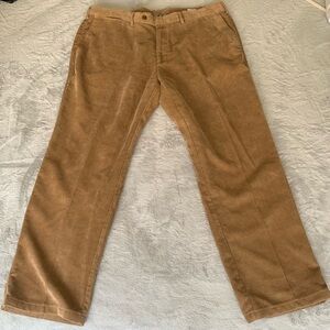 Peter Millar Corduroy Brown Pants Golf Sport Mens Sz 40 Nandluxe